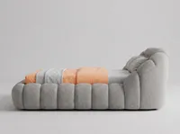 Bouclé Platform Bed — source photo 3 of 6