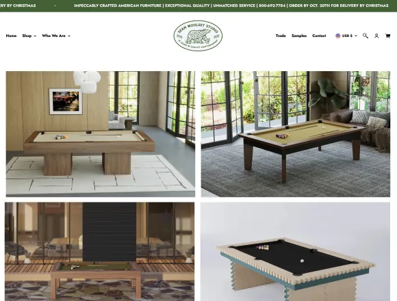 A handcrafted Sean Woolsey Studio piece