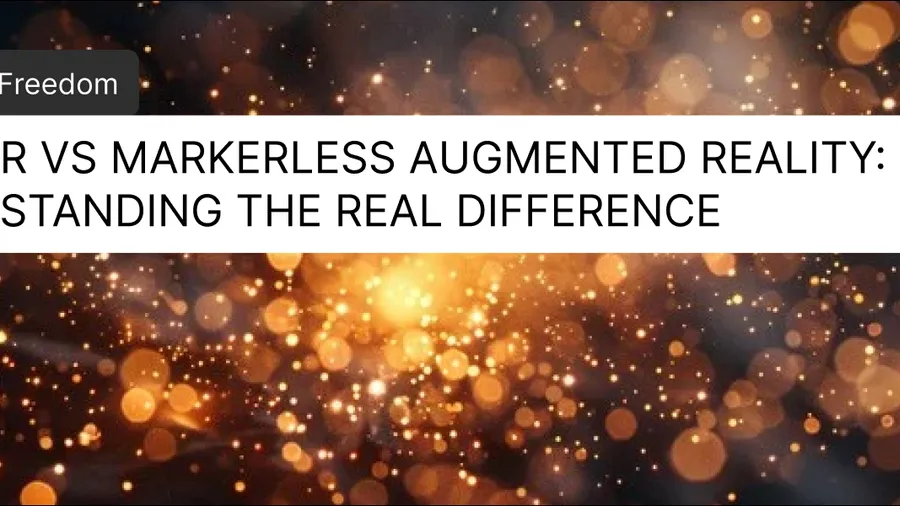 Marker-based and markerless augmented reality differ mainly in how users interact with digital content in the real world. Marker-based AR relies on predefined visual triggers like QR codes or images, making it structured, predictable, and well-suited for controlled environments such as manuals, education, or exhibitions where precise placement matters. Markerless AR, by contrast, uses sensors, AI, and computer vision to understand surfaces, faces, motion, and space without physical markers, creating more natural, immersive, and intuitive experiences. This flexibility powers modern use cases like social media filters, virtual try-ons, gaming, fitness, and motion tracking. While marker-based AR remains simpler and reliable for specific tasks, advances in hardware and AI have made markerless AR the preferred choice for scalable, interactive, and human-centered experiences, reflecting the broader shift toward more seamless and intuitive technology.