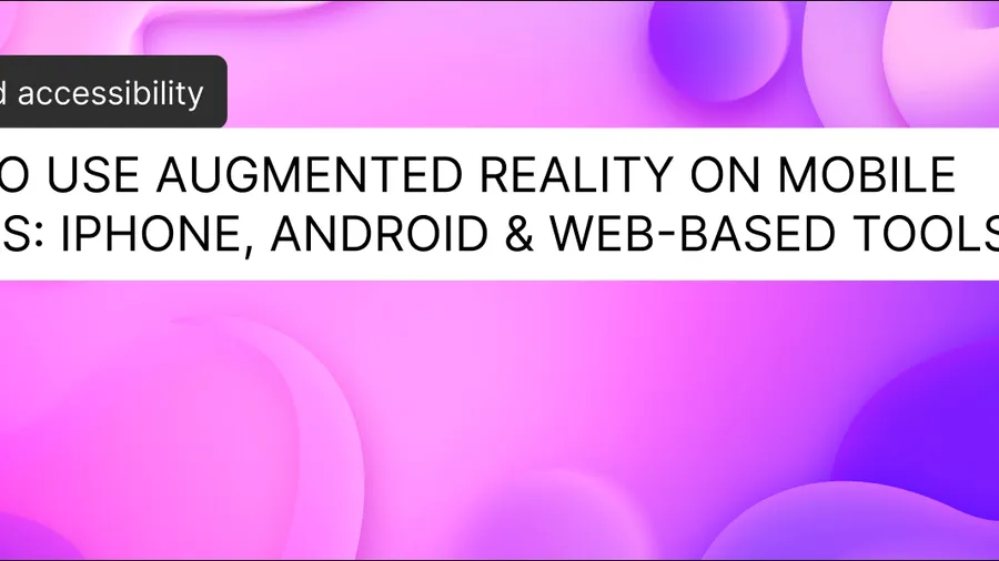 Augmented Reality (AR) on smartphones uses the phone’s camera, sensors, and software frameworks like ARKit on iPhone and ARCore on Android to blend digital 3D objects into the real world, enabling interactive experiences without special hardware. iPhones offer accurate AR features such as the Measure app, AR Quick Look, and enhanced depth detection on LiDAR-equipped models, while Android devices provide versatile AR experiences through Google Play Services for AR, Google Search’s 3D animals, Google Maps Live View, and apps like IKEA Place. A major innovation is web-based AR platforms like Vizbl, which let users open AR experiences directly in a browser without installing apps, making immersive content easy to access and share across devices. With popular AR apps, practical uses in shopping and learning, and simple camera tips for better tracking, AR has become more accessible and integrated into everyday mobile experiences than ever.