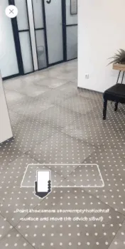 Trying a rug in AR