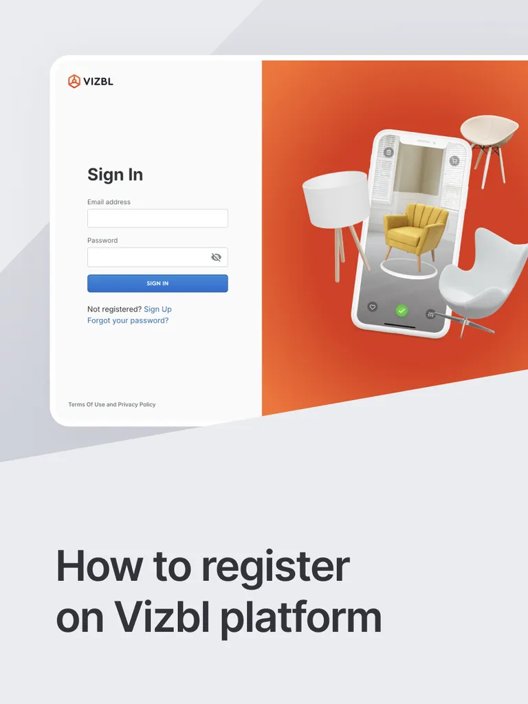 How to register on Vizbl platform