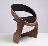 Walnut Sculptural Chair — source photo 5 of 6