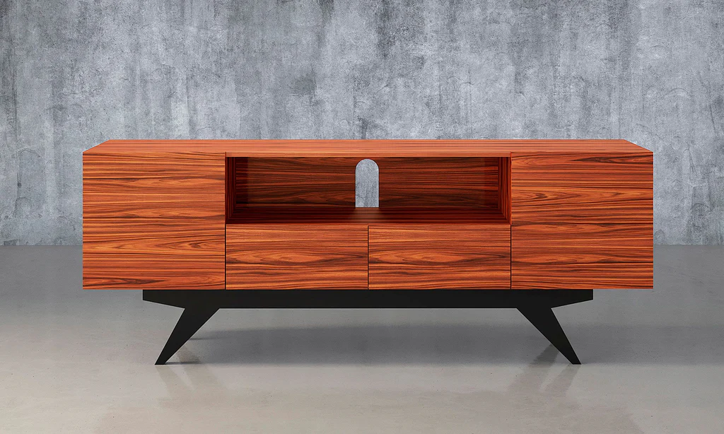 Walnut Plinth Sideboard — front